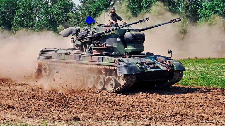 Woher kommt die Munition für den Gepard-Panzer?