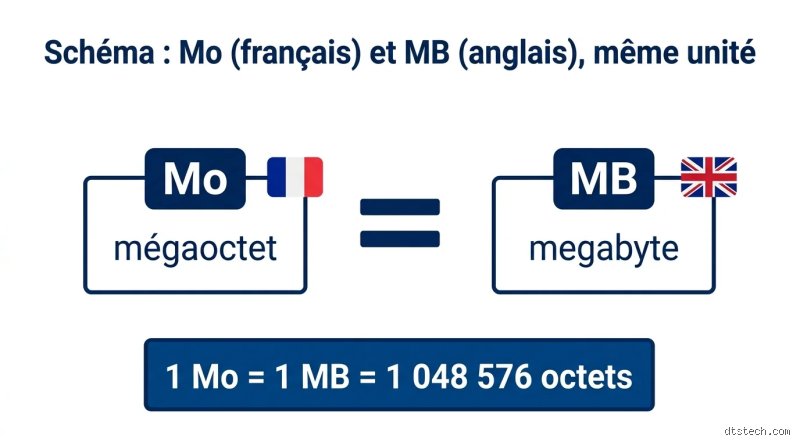 Comprendre et décoder les unités numériques : Fondamentaux de la conversion des MB en Mo