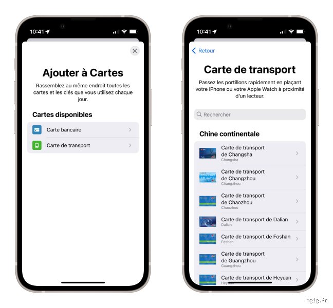 Comment mettre sa carte de bus dans son iPhone ?