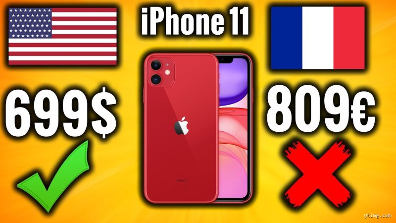 Est-ce que les iPhones sont moins chers aux USA ?
