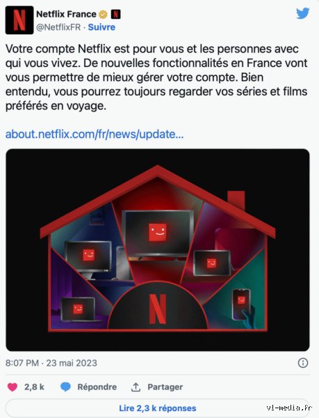 Quand le partage de compte Netflix sera payant ? La réalité de la fin de l'insouciance