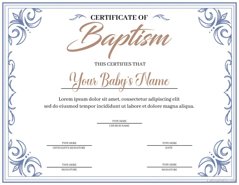 Comment obtenir un certificat de baptême en ligne ? Simple ou galère ?