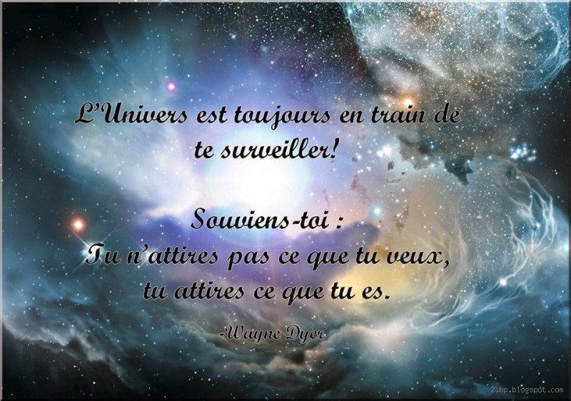 Quand l'univers t'envoie un message ?