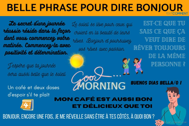 Quelle phrase pour dire bonjour ? Découvrez celle qui fait toute la différence !