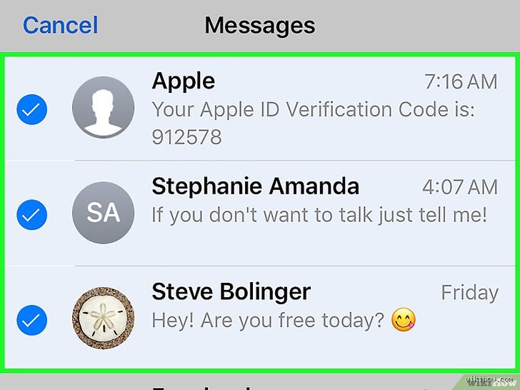Comment cacher les SMS de quelqu'un ?