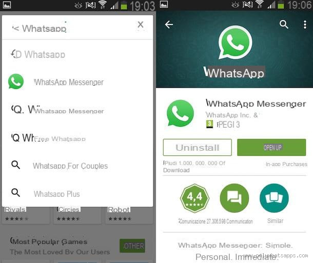 Est-ce que l'application Whatsapp est gratuite ?