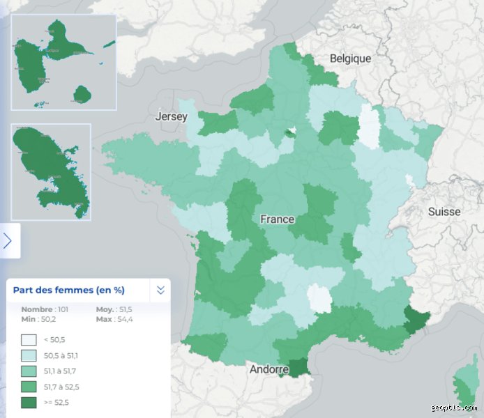 Quelle est la ville de France où il y a le plus de femmes ?