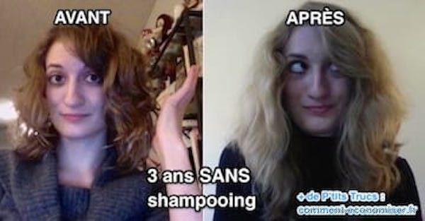 Est-ce bien de ne pas utiliser de shampoing ?