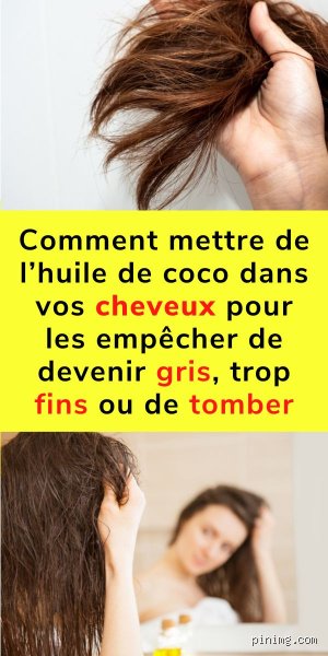 Pourquoi ce n'est pas bon de mettre de l'huile de coco dans ses cheveux ?