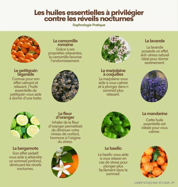 Quelle huile essentielle contre les réveils nocturnes ?