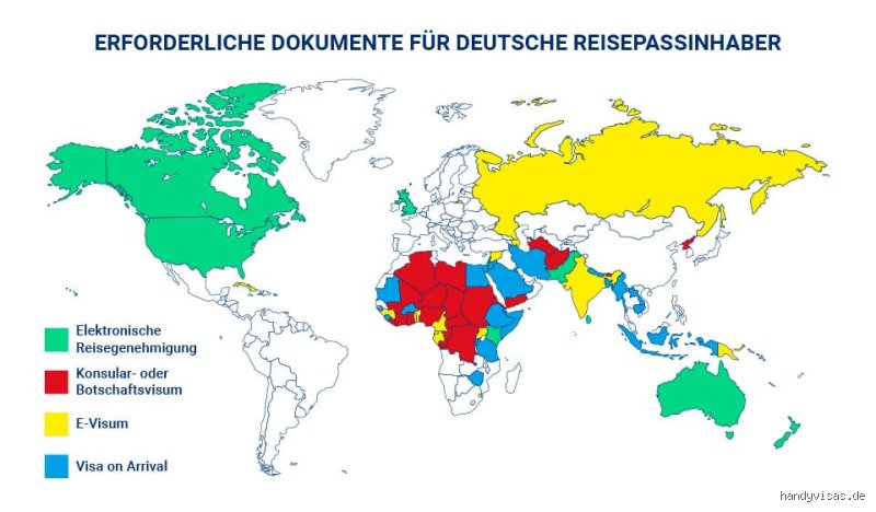 In welche Länder kann man mit deutschem Pass auswandern?
