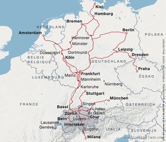 Wie kommt man von Deutschland in die Schweiz?