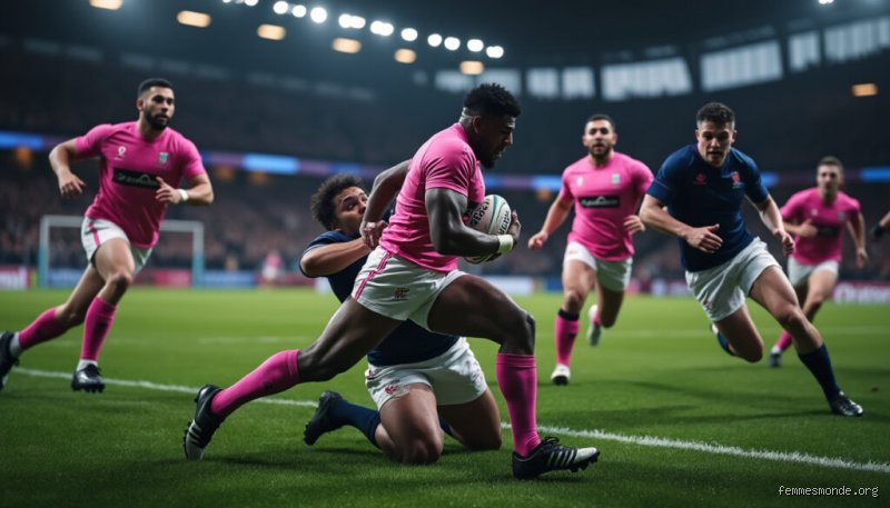 Pourquoi la couleur rose pour le Stade Français ?
