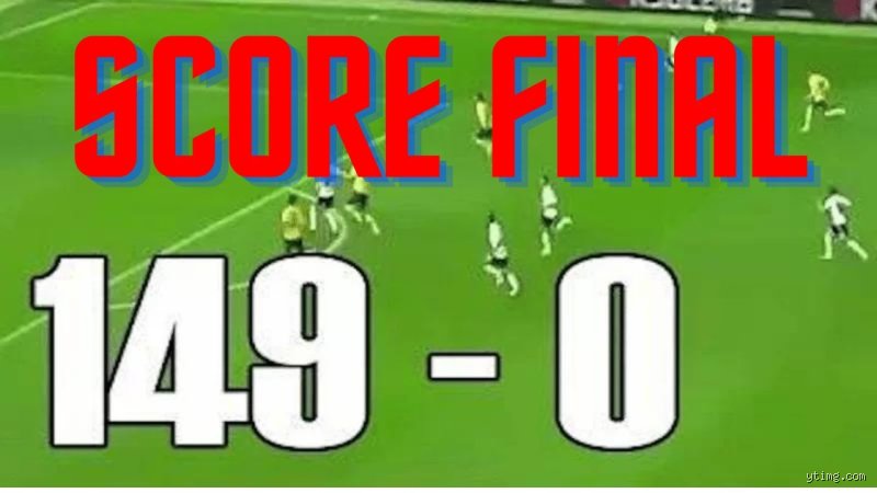 Quel est le score le plus lourd au monde ? Radiographie des cartons historiques du football moderne