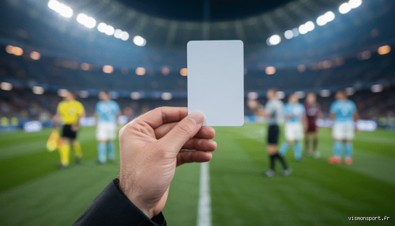 Quelle est la signification d'un carton blanc ?
