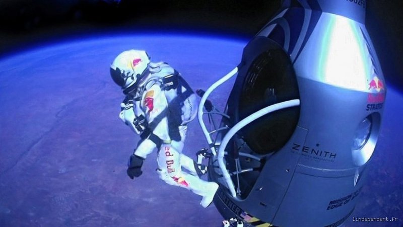 Quelle est la vitesse maximale atteinte par Felix Baumgartner ?