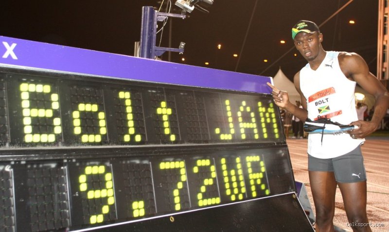 Qui avait le record avant Usain Bolt ?