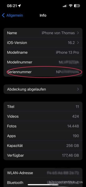 Wie kann ich wissen, wie alt mein iPhone ist?