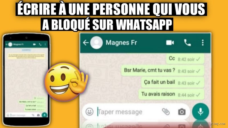 Comment envoyer un message à une personne qui nous a bloqué ?