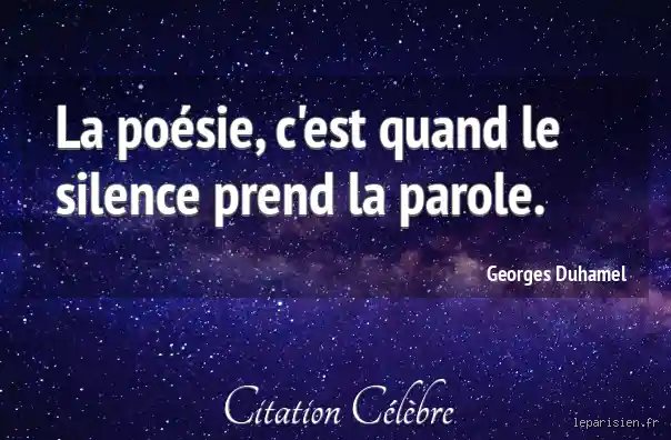 Quand le silence dort la parole est dehors ?