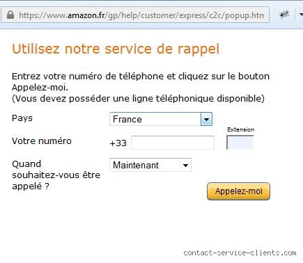 Comment se faire rappeler par Amazon gratuitement ?