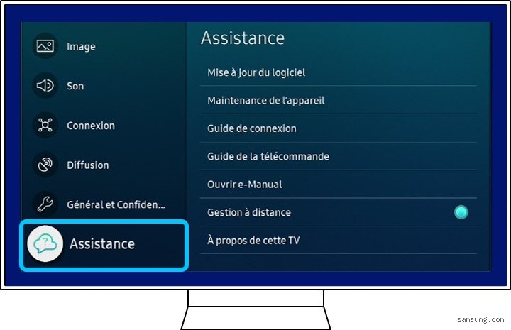 Comment réinitialiser la télévision ?