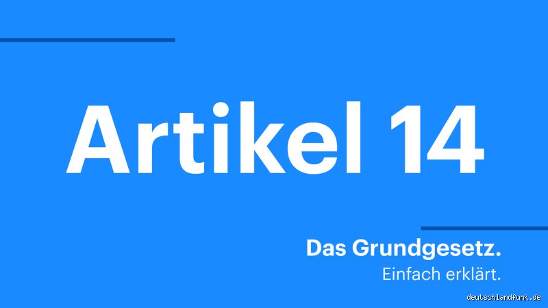 Warum ist Artikel 14 wichtig?