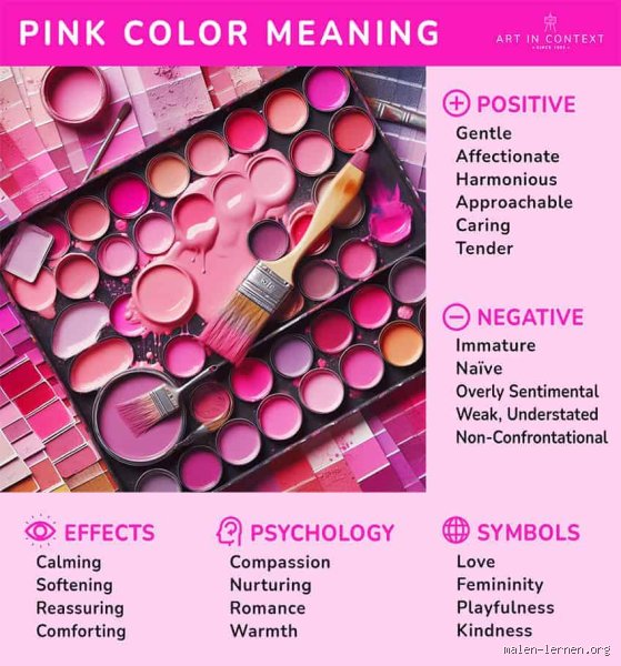 Was für eine Bedeutung hat die Farbe Rosa?