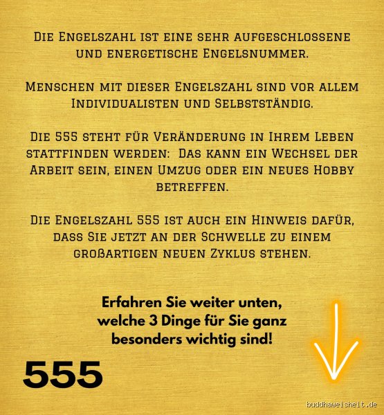 Was ist die Bedeutung von 555?