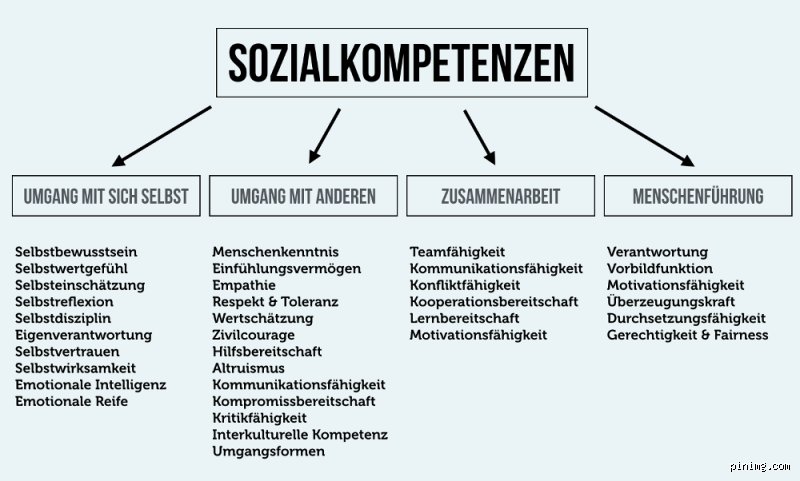 Welche soziale Kompetenzen gibt es?