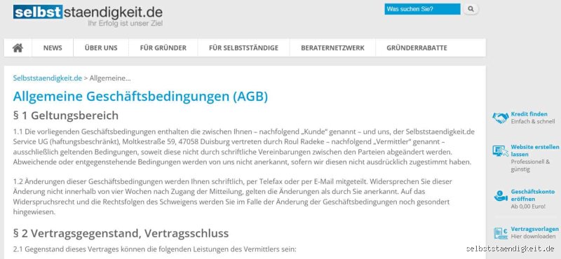 Welcher Anwalt erstellt AGB?