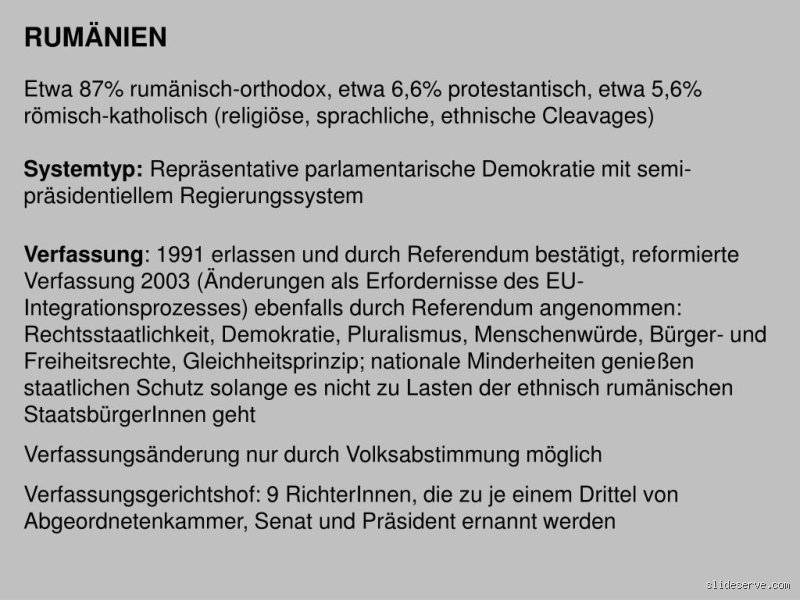 Wie ist die Mentalität der Rumänen?