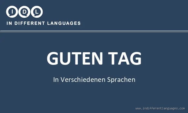 Wie sagt man guten Tag auf Österreich?