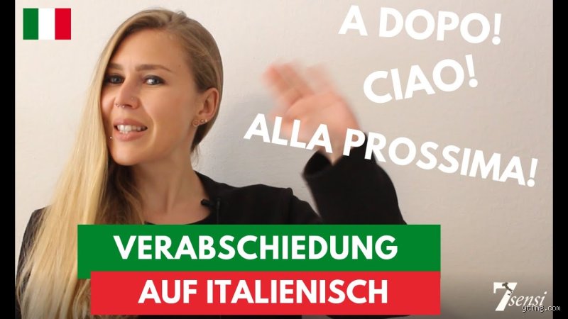Wie verabschiedet man sich auf Italienisch?