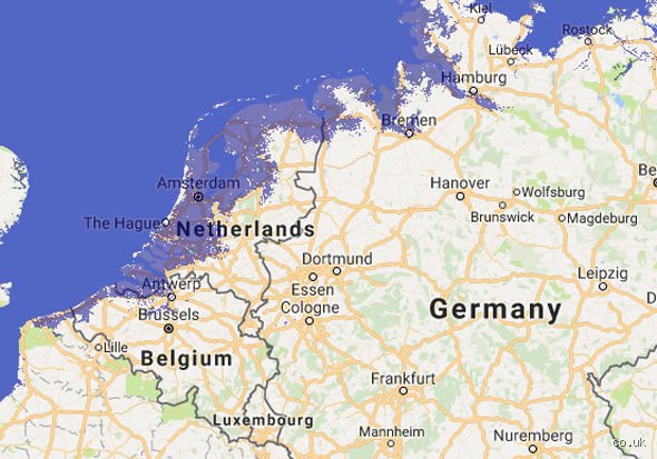 Wann wird Holland unter Wasser sein?
