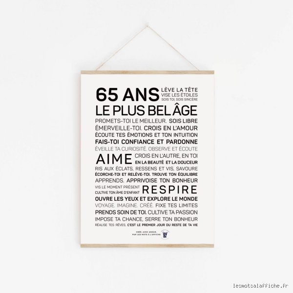 Comment fêter ses 65 ans ?