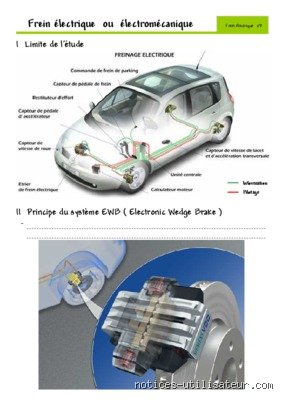 Comment marche le frein électrique ?