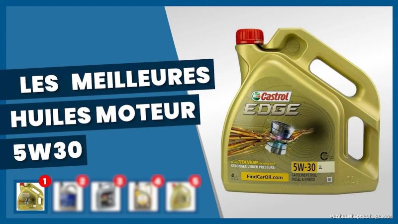 Quelle huile moteur pour moins consommer ?