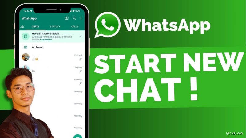 Wie beginne ich einen neuen Chat auf WhatsApp?